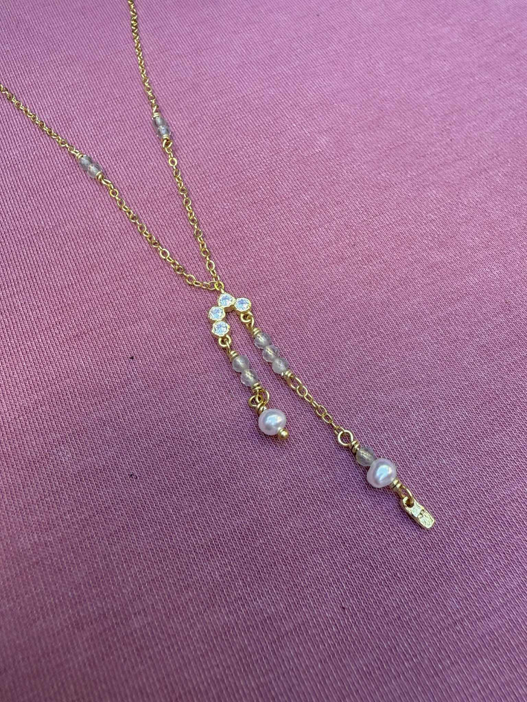 WIOGA - Dagny Necklace - Guldbelagt sølv