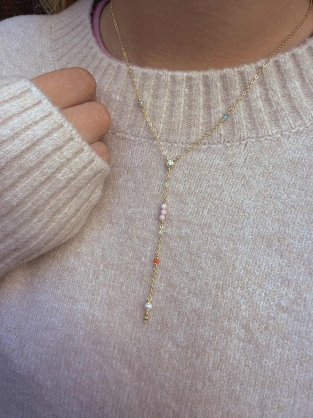 WIOGA - Magdalene Necklace - Guldbelagt sølv