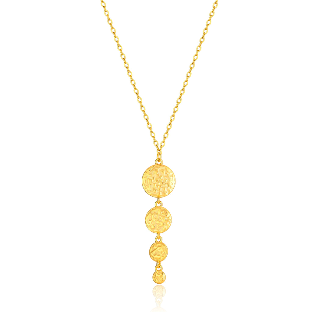 WIOGA - Milena Necklace - Guldbelagt sølv
