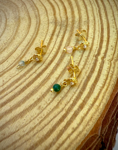 WIOGA - Gjertrud Earrings - Guldbelagt sølv