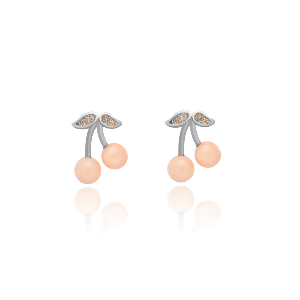 Pink cherry Earrings