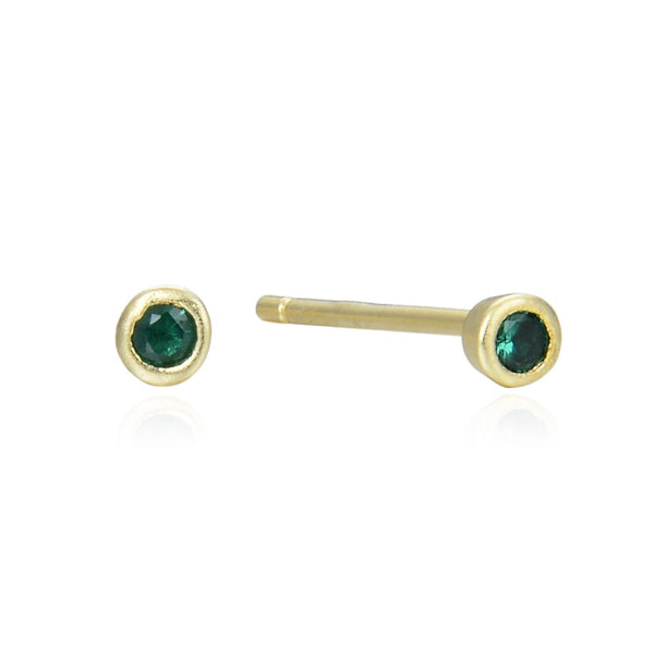 Green stud guldbelagt