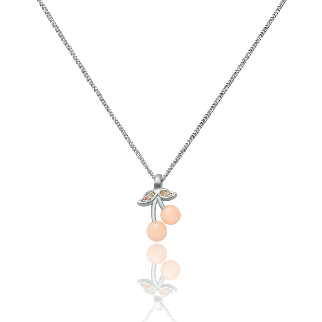 Pink cherry Necklace