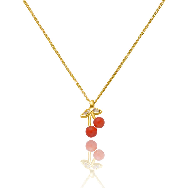Red cherry Necklace