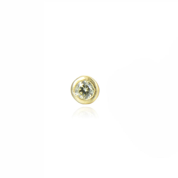 Yellow stud guldbelagt