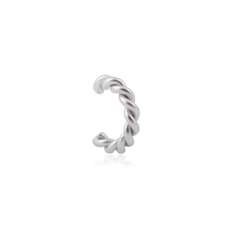 Jasmin cuff øreringe sølv