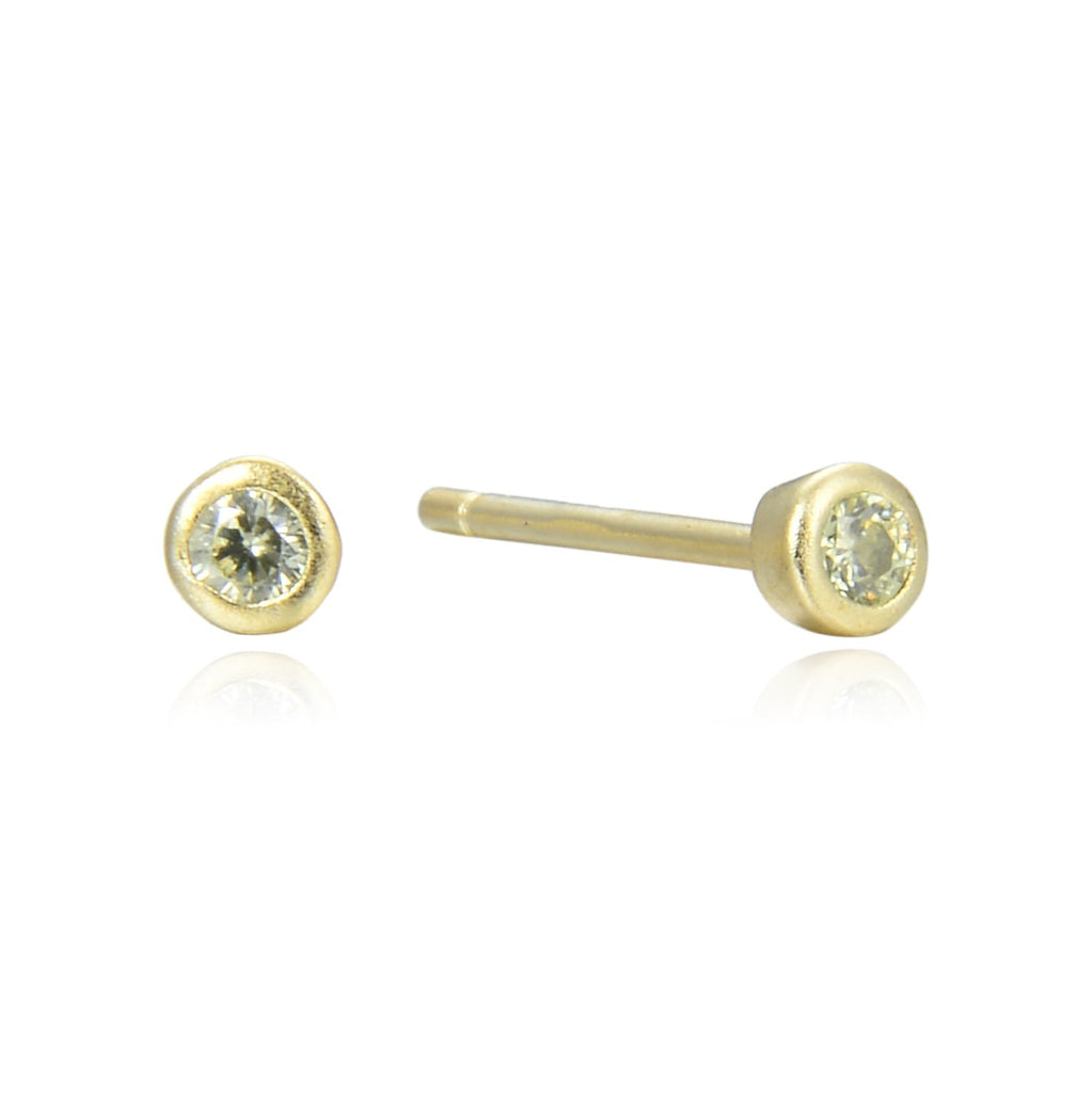 Yellow stud guldbelagt