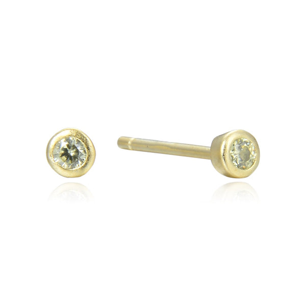 Yellow stud guldbelagt