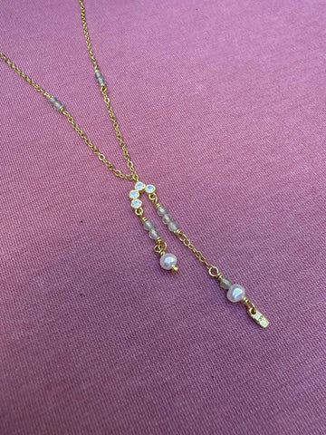 WIOGA - Dagny Necklace - Guldbelagt sølv