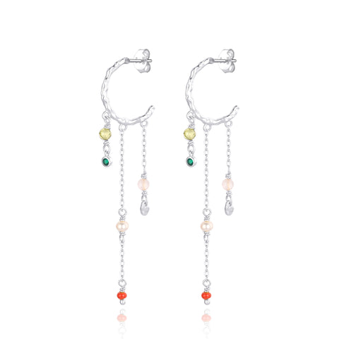 WIOGA - Elfrida Earrings - Sølv
