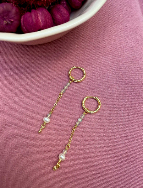 WIOGA - Gesa Earrings - Guldbelagt sølv