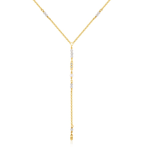 WIOGA - Gesa Necklace - Guldbelagt sølv