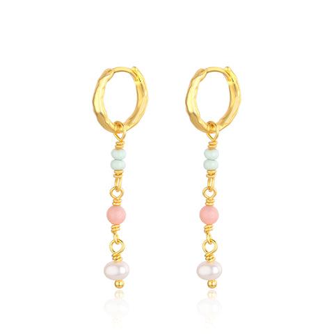 WIOGA - Gunhild Earrings - Guldbelagt sølv
