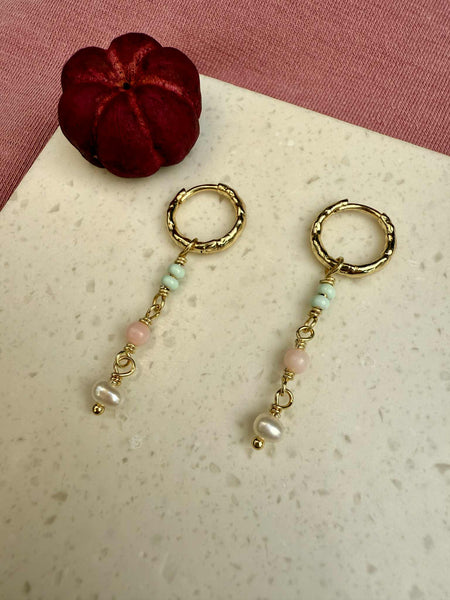 WIOGA - Gunhild Earrings - Guldbelagt sølv