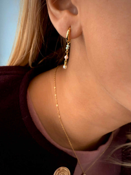 WIOGA - Gunhild Earrings - Guldbelagt sølv