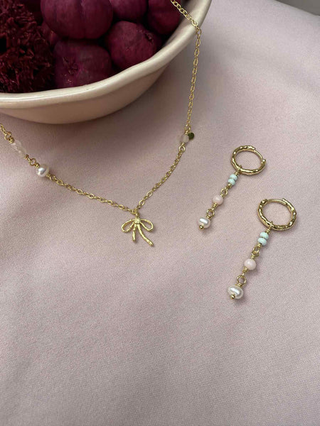 WIOGA - Gunhild Earrings - Guldbelagt sølv