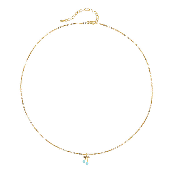 Cherry Light Blue Necklace