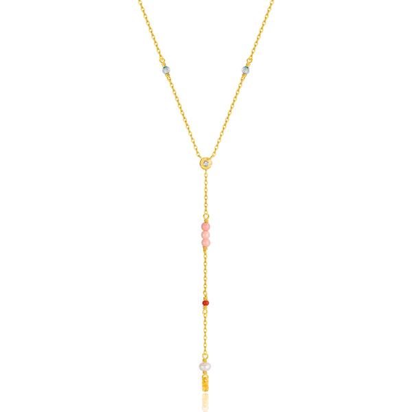 WIOGA - Magdalene Necklace - Guldbelagt sølv