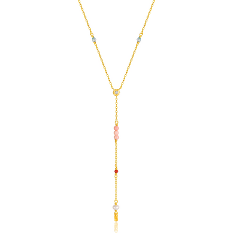 WIOGA - Magdalene Necklace - Guldbelagt sølv