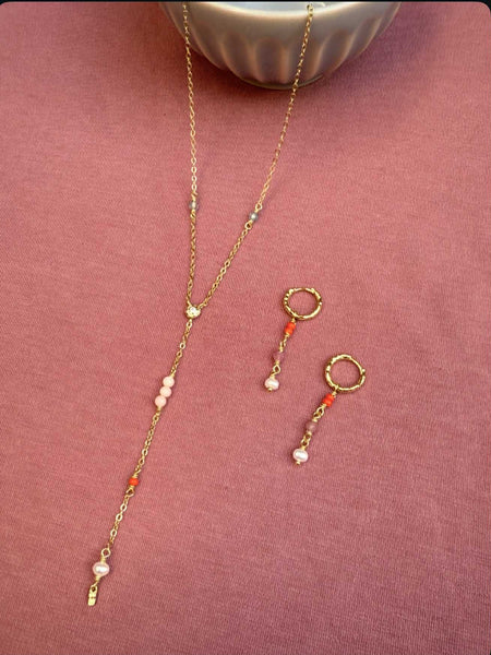 WIOGA - Magdalene Necklace - Guldbelagt sølv