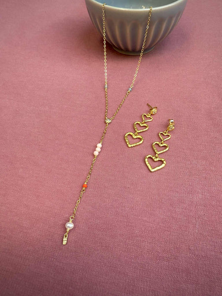WIOGA - Frida Earrings - Guldbelagt sølv