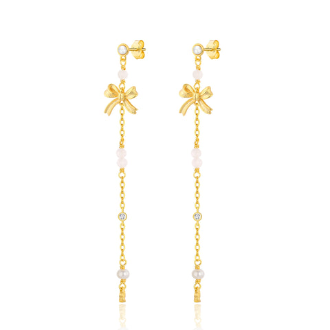 WIOGA - Svala Earrings - Guldbelagt sølv