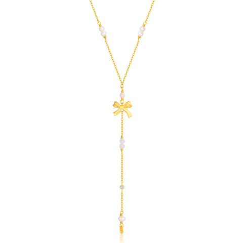 WIOGA - Svala Necklace - Guldbelagt sølv