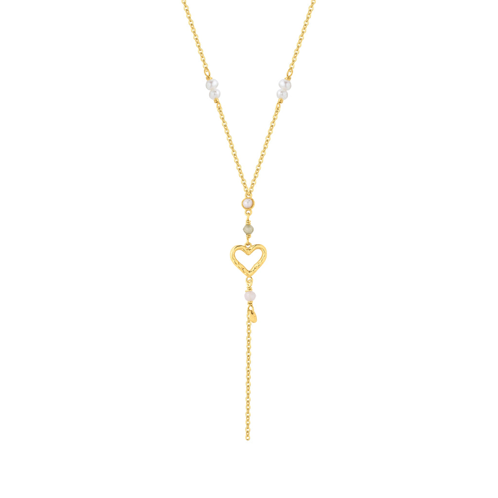 WIOGA - Thilde Necklace - Guldbelagt sølv