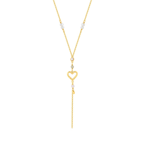 WIOGA - Thilde Necklace - Guldbelagt sølv