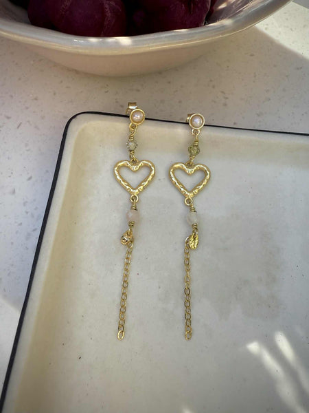 WIOGA - Thilde Earrings - Guldbelagt sølv