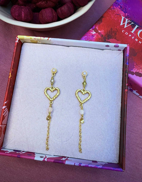 WIOGA - Thilde Earrings - Guldbelagt sølv