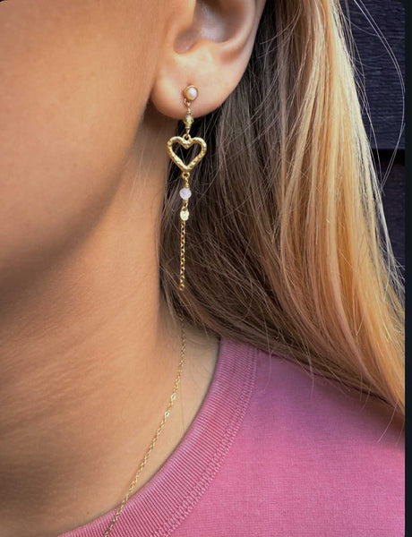 WIOGA - Thilde Earrings - Guldbelagt sølv