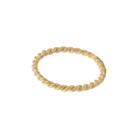 Carla guldbelagt sølv ring