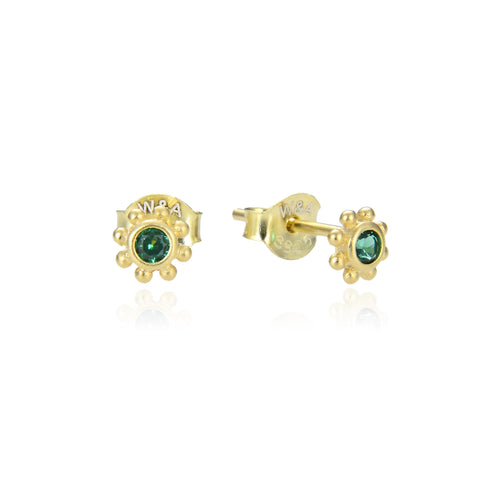 Green small sun guldbelagt