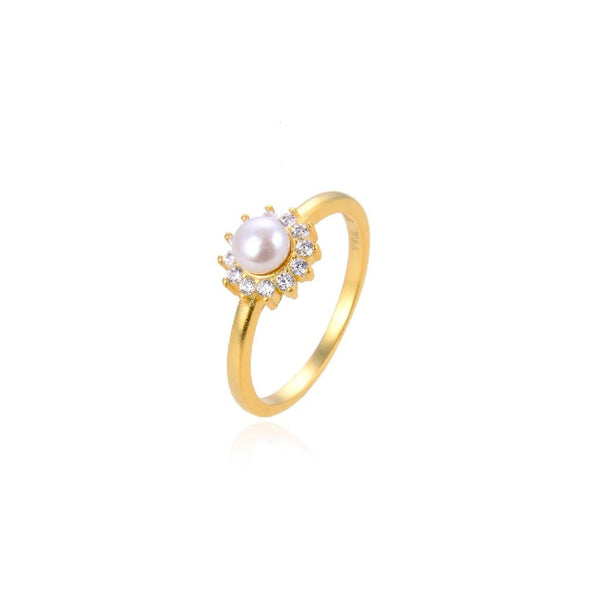 Pearl sun ring