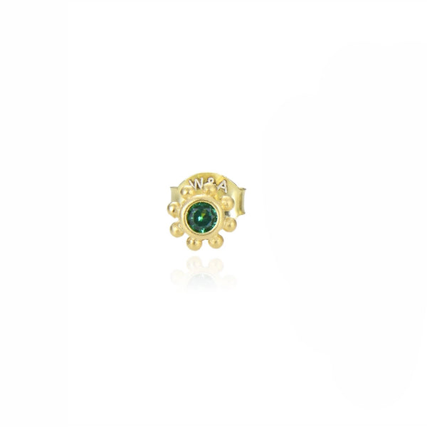 Green small sun guldbelagt