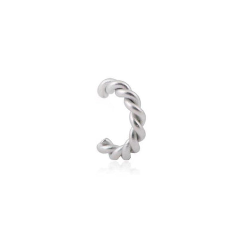 Jasmin cuff øreringe sølv