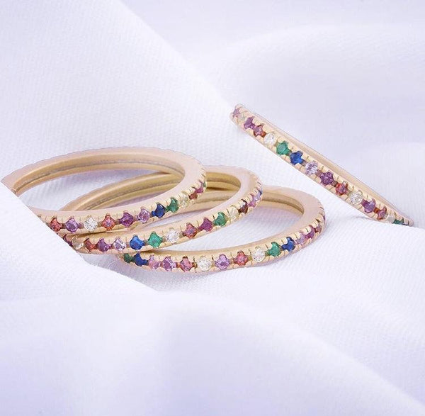 Regnbue ring