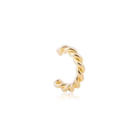 Jasmin cuff øreringe guldbelagt